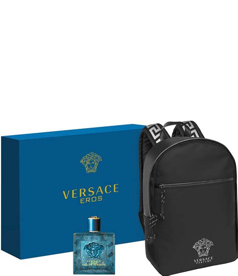 versace eros backpack set|versace eros cologne gift set.